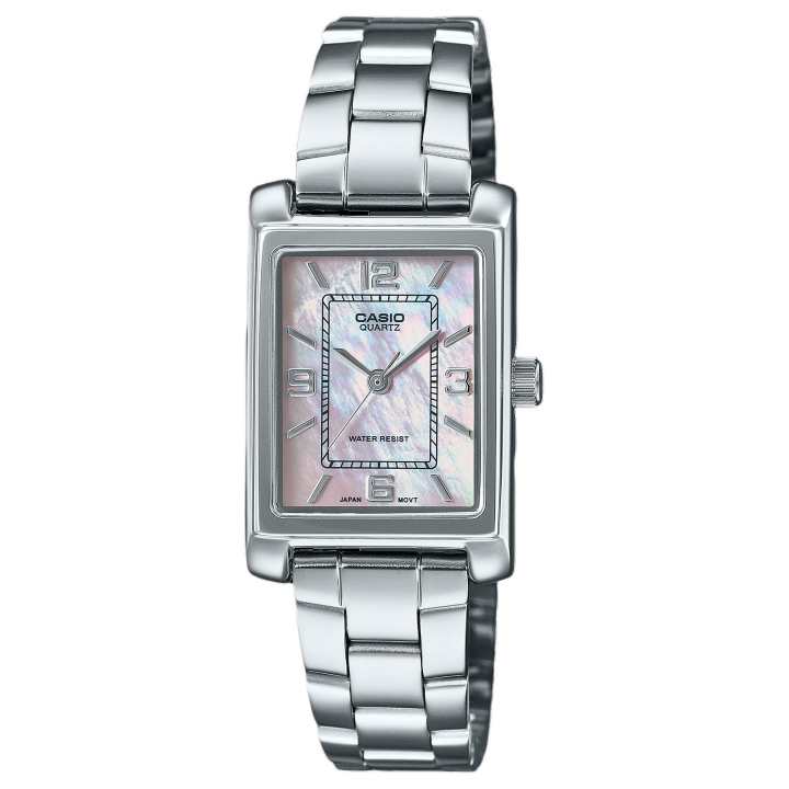 CASIO CASIO Women's Standard Series Mother Of Pearl Color Watch LTP-1234DS-4A