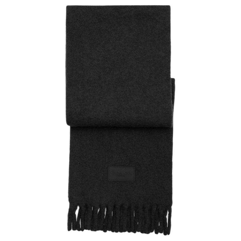 COACH COACH Alpaca Knit Scarves Unisex Black