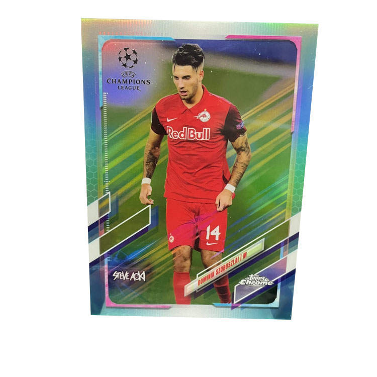 Topps UEFA Champions League CHROME AOKI Hungary, Leipzig, Liverpool, Szoboszlai 150 Pcs Sports Cards 1 Pc