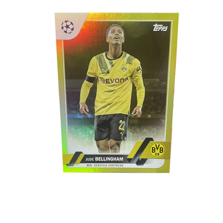 Topps Euro UCC England, Dortmund, Real Madrid, Bellingham 299 PC, Player Card, Card Pass Through Sports Cards 1 Pc