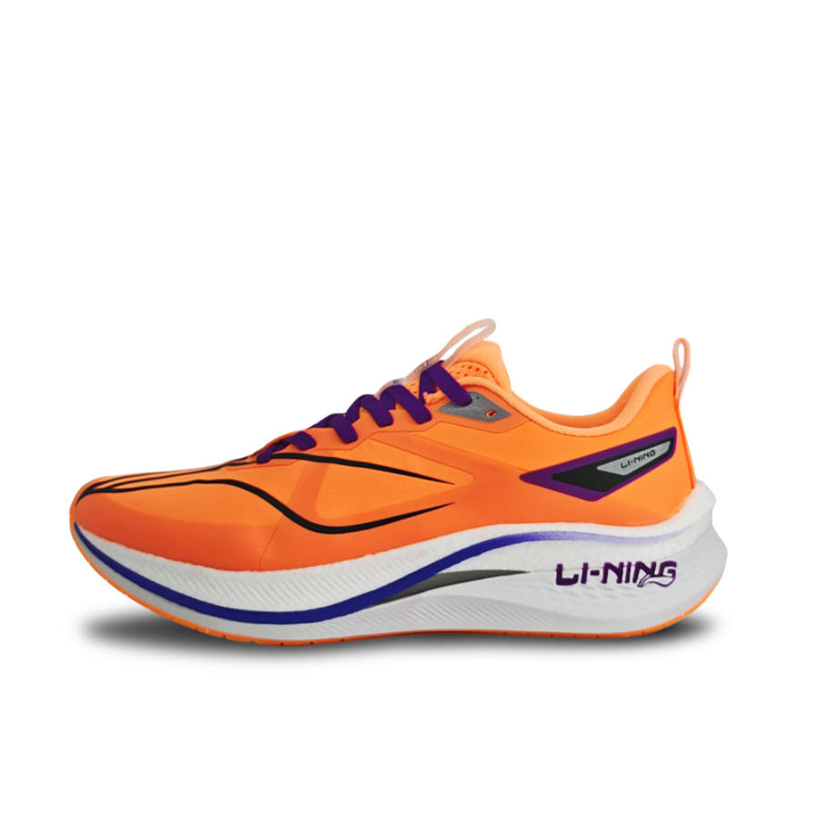 Li-Ning Li Ning Red Hare 7 Pro Cushioning Slip Resistant Abrasion Resistant Low top Training Running Shoes Men's Orange Purple