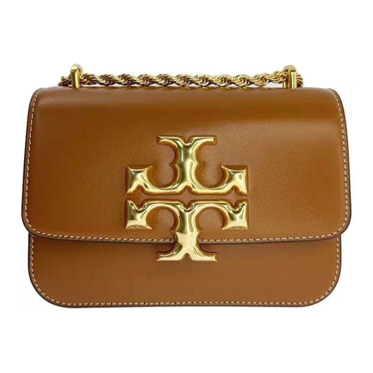 TORY BURCH Eleanor Cow Leather Small Square Bag, Crossbody Bag, Shoulder Bag Small Women's