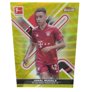 Topps Bundesliga FINEST DE, Bayern, Musiala, Musiala 350 Pcs, Soccer Player Cards, Card Collection Pass Sports Cards