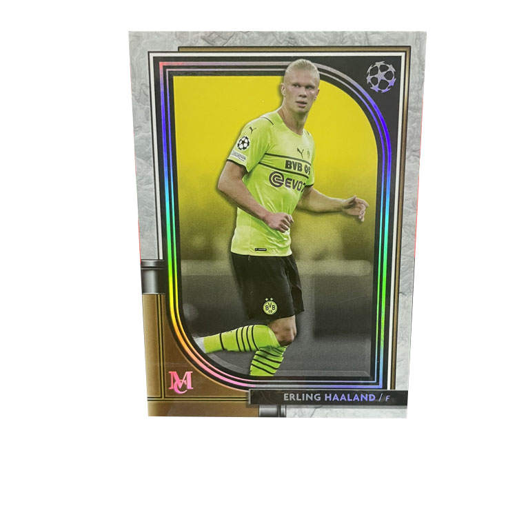 Topps Champions League Museum, Norway, Manchester City, Borussia Dortmund, Haaland, Player Card, Card Accessible