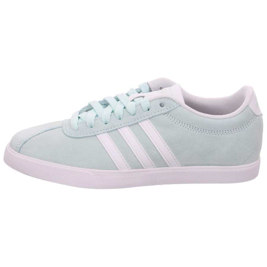 Adidas Adidas Courtset Slip Resistant Abrasion Resistant Low top Tennis Shoes Women's Blue