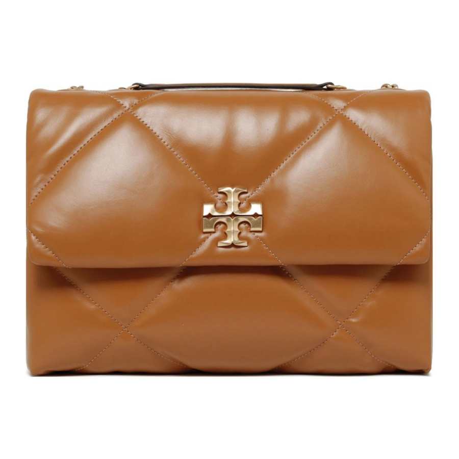 TORY BURCH Kira Cow Leather Crossbody Bag, Shoulder Bag, Handbag Women's Tan