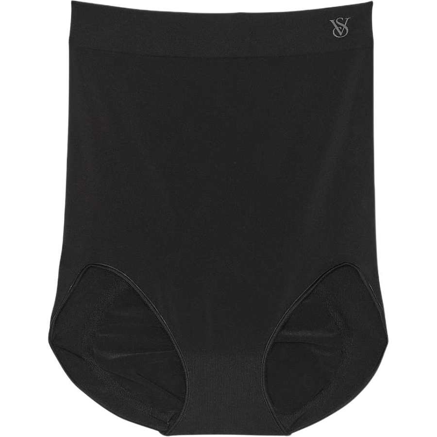 Victoria's Secret SeamlessShaping High Waist Brief Panty/Black Shapewear Bottom Women's Black