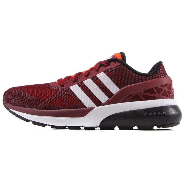 Adidas Adidas Cloudfoam Slip Resistant Abrasion Resistant Low top Casual Shoes Men's Burgundy