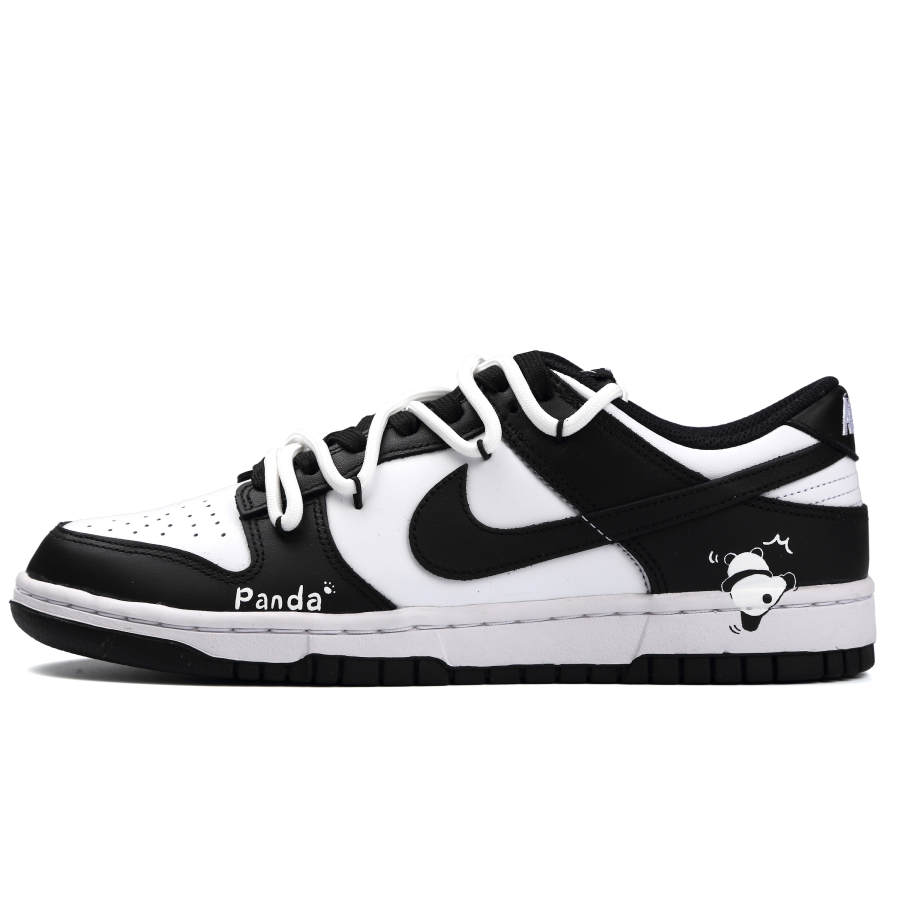 Nike Nike Dunk Slip Resistant, Abrasion Resistant, Lightweight Low top Skateboard Shoes Unisex Black White