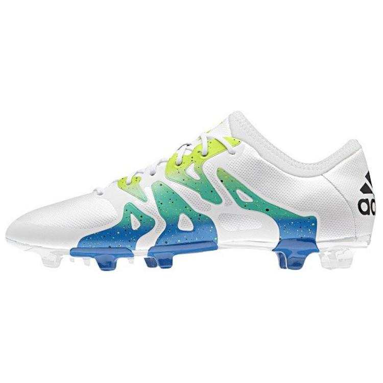 Adidas Adidas AG Artificial Ground FG Firm Ground Slip Resistant Abrasion Resistant Soccer Shoes Unisex White