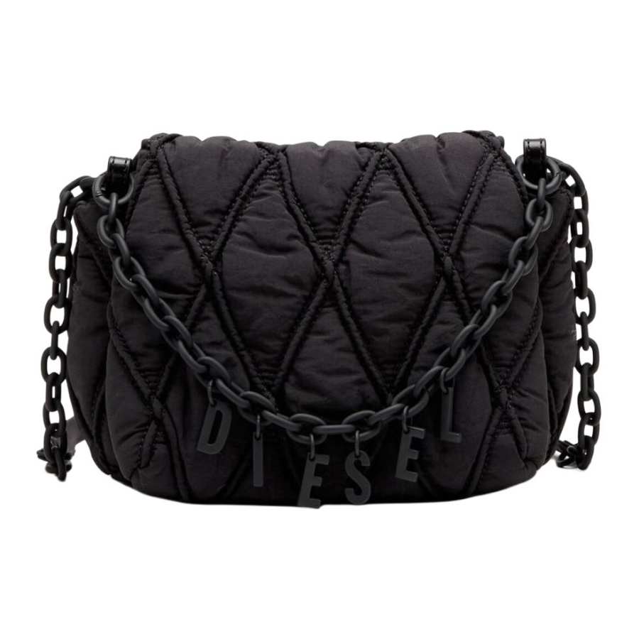 DIESEL Nylon Shoulder Bag, Crossbody Bag, Handbag Small Women's Black