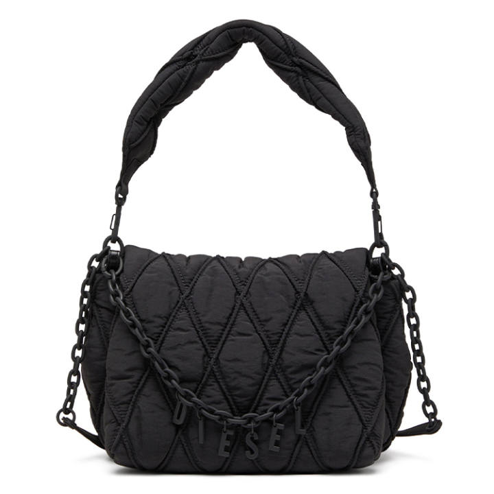DIESEL DIESEL Nylon Portable Crossbody Bag, Shoulder Bag Medium Women's Black