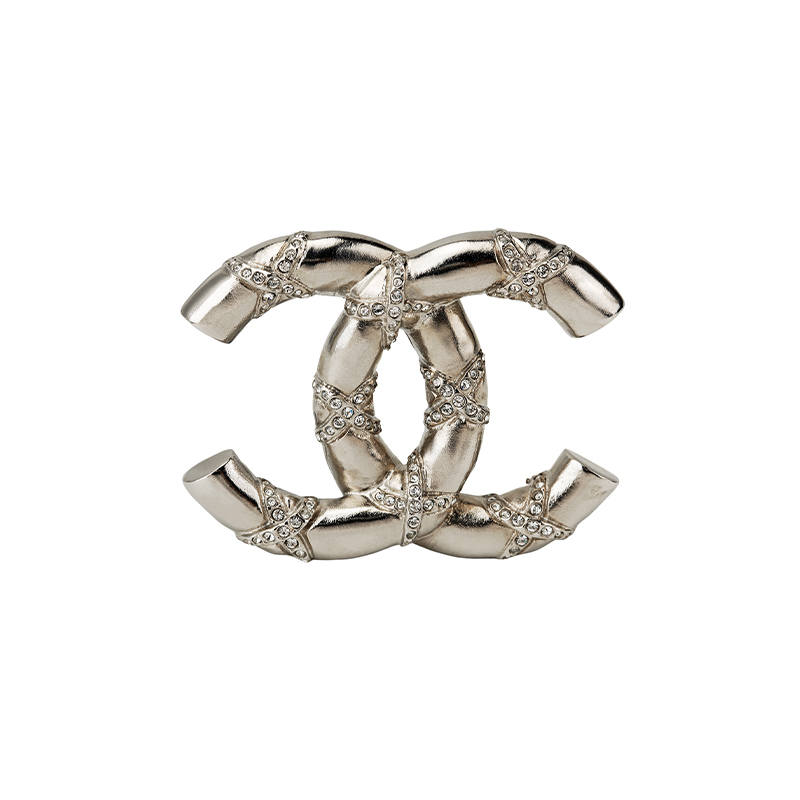 CHANEL CHANEL Brooches Unisex Silver