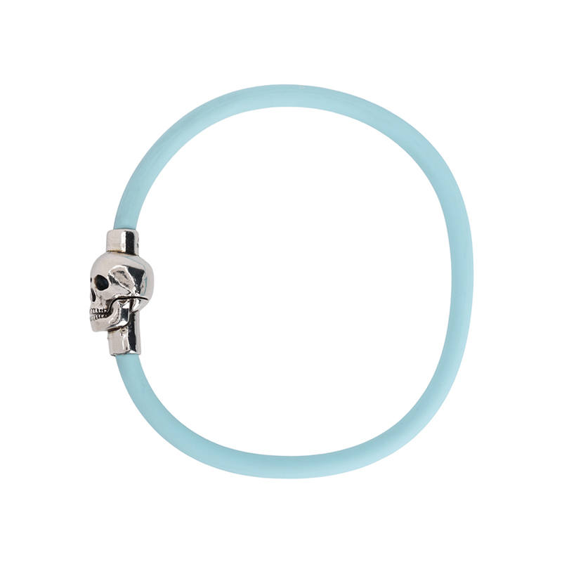 Alexander McQueen Alexander McQueen Skull Charm Cord Bracelet