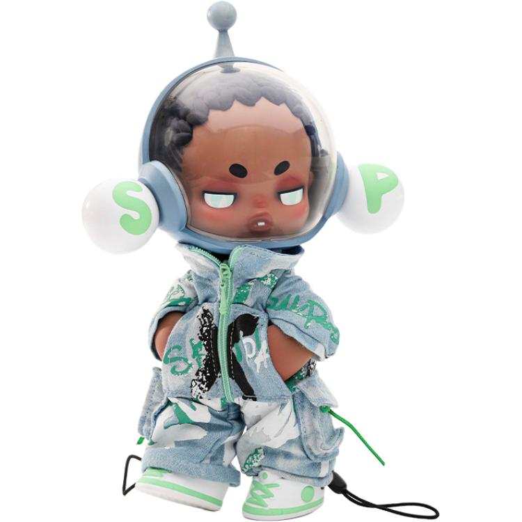 POP MART 1 10 SKULLPANDA OOTD Denim Soothing Trendy Figures 18.5cm