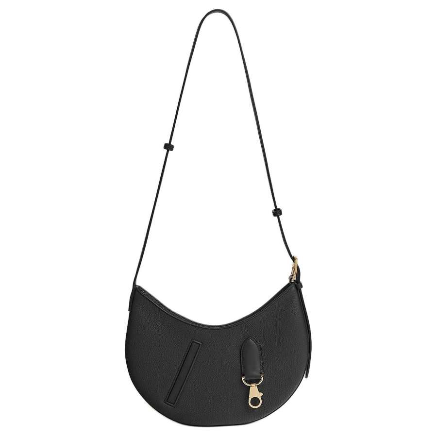 HERMES P'tit Arcon Togo Taurillon Swift Leather Shoulder Bag, Crossbody Bag Women's Black
