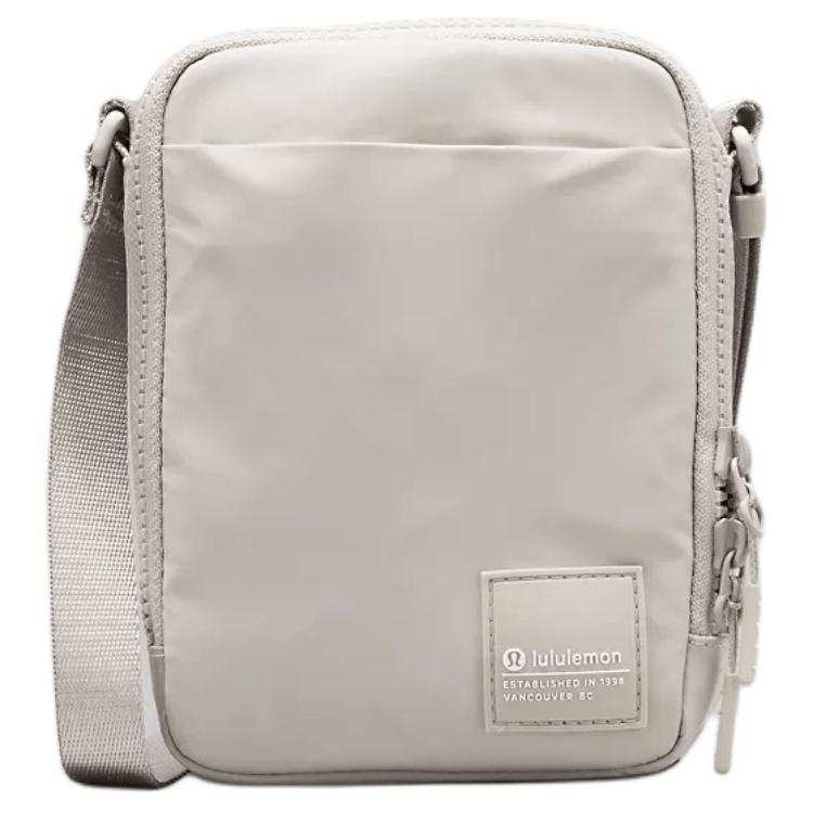 Lululemon Recycled Nylon Shoulder Bag, Crossbody Bag Unisex Linen
