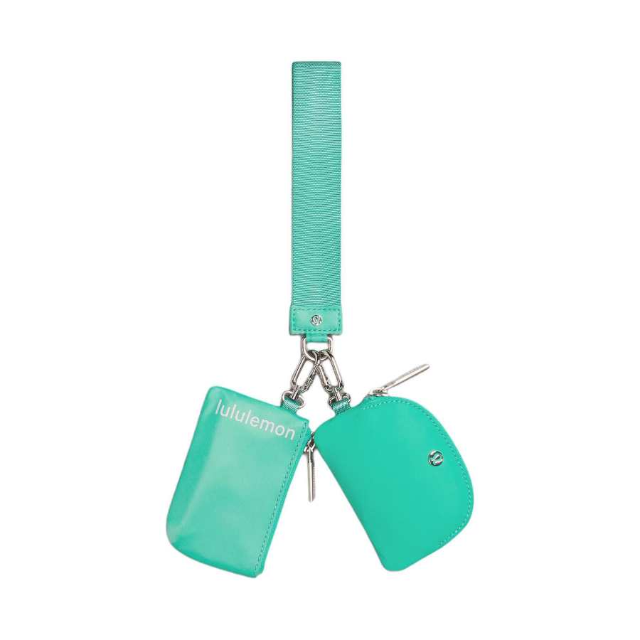 Lululemon Recycled Nylon Wrist Coin Purse Regular Women's Paradise Green