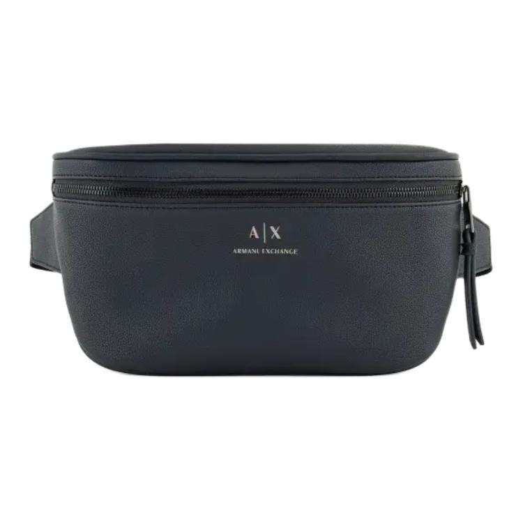 ARMANI EXCHANGE ARMANI EXCHANGEAE Pu One Shoulder Crossbody Fanny Pack Men's Marine Blue