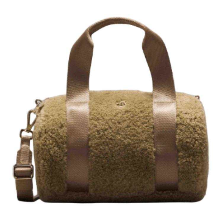 Lululemon Plush Shoulder Bag, Crossbody Bag, Handbag Mini Women's Hazelnuts & Brown & Gold