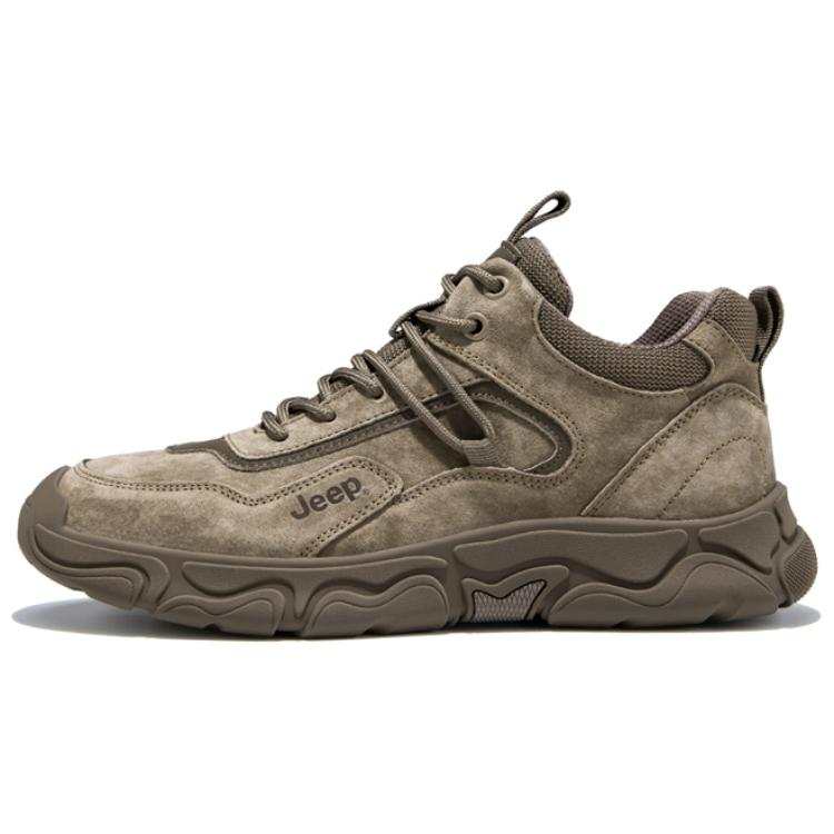 Jeep Abrasion Resistant Outdoor Shoes Men's Khaki