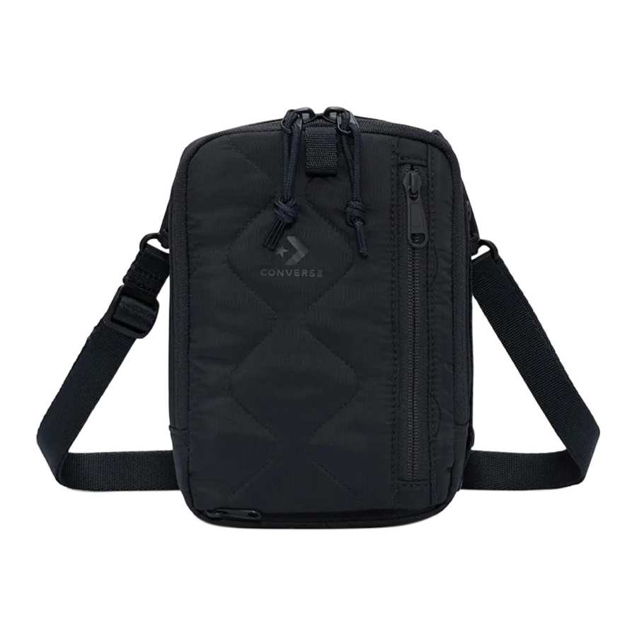 Converse Converse Polyester Shoulder Bag, Crossbody Bag Regular Unisex Black