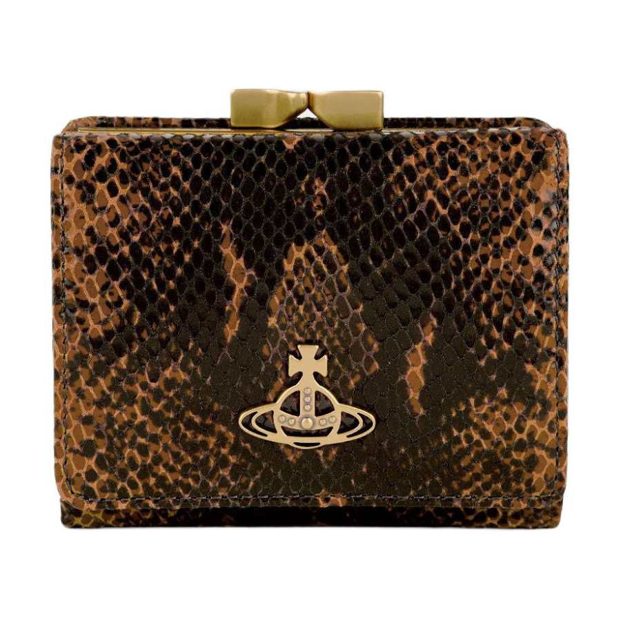 Vivienne Westwood Leather Wallet Small Women's Light Brown