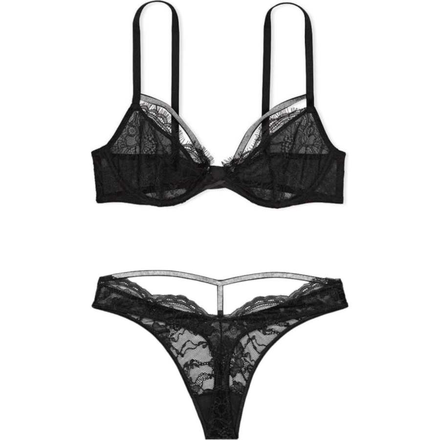 Victoria's Secret Underwear Set Women's Black