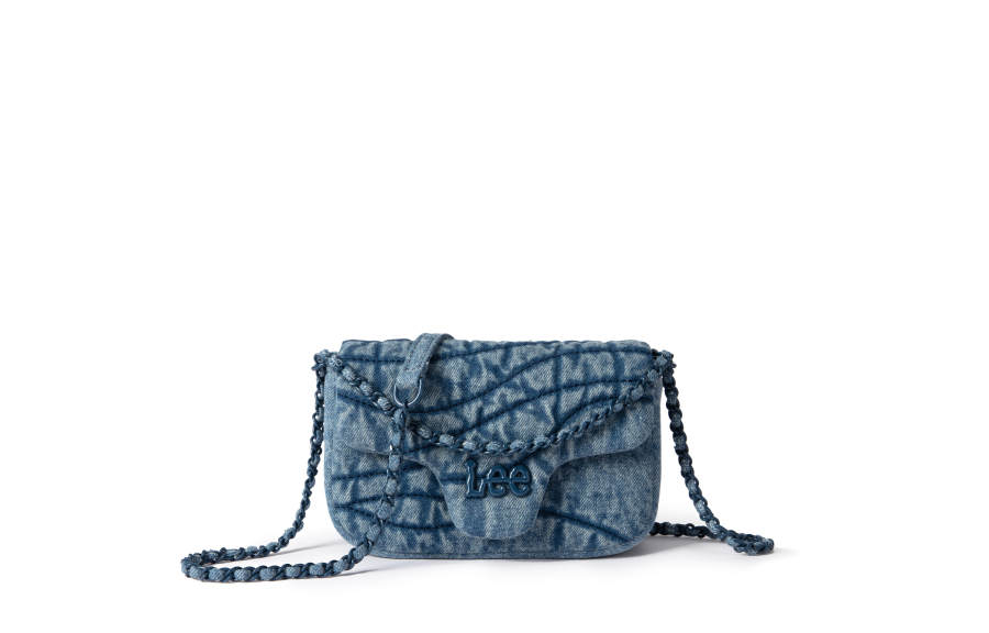 Lee Denim Crossbody Bags Regular Women's Light Blue