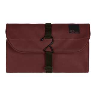 Jack Wolfskin Recycled Polyester Travel Storage Bag Unisex Coral Red