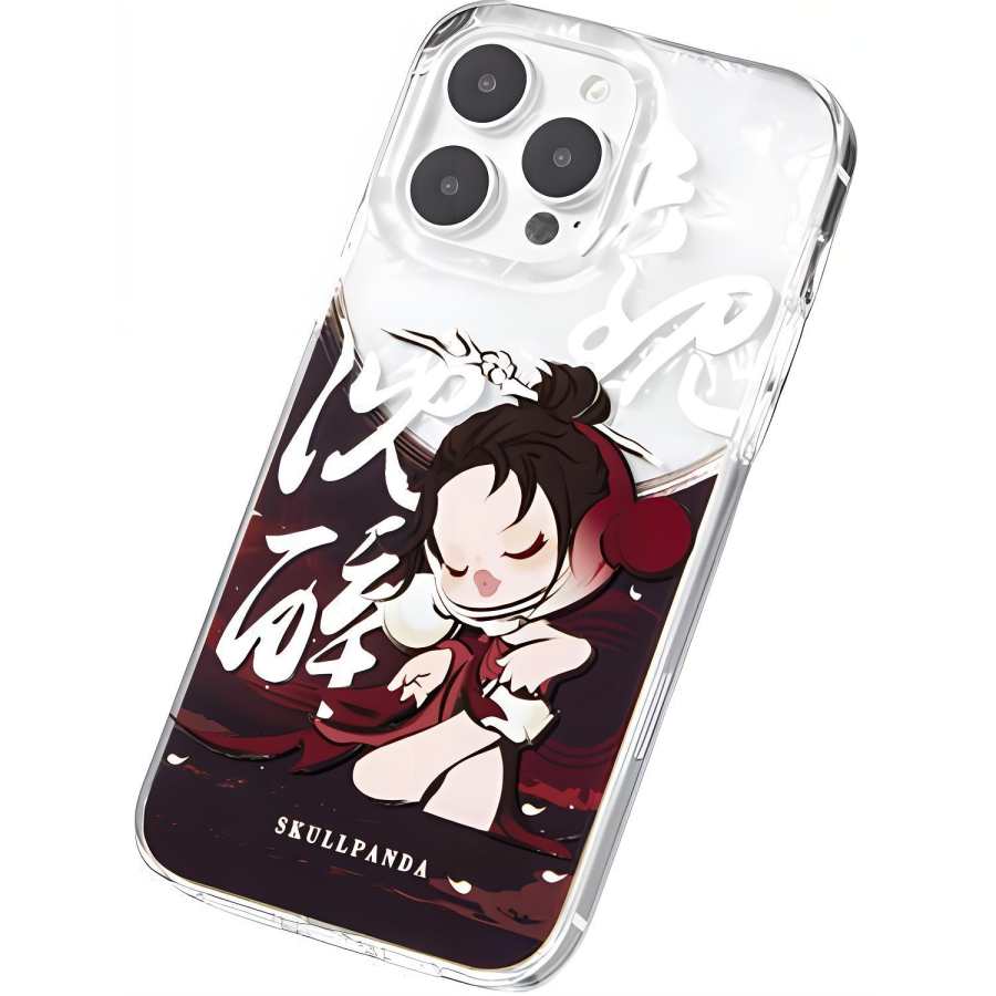 POP MART SKULLPANDA Collection Of Ink Plum Blossoms In The Courtyard Phone Case Trend Based Products