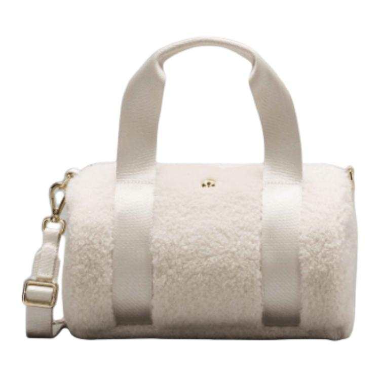 Lululemon Plush Shoulder Bag, Crossbody Bag, Handbag Mini Women's Bone & Gold