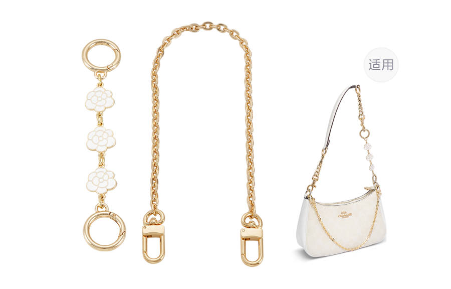 JINYANSHA Metal Bag Straps Women's Gold tone