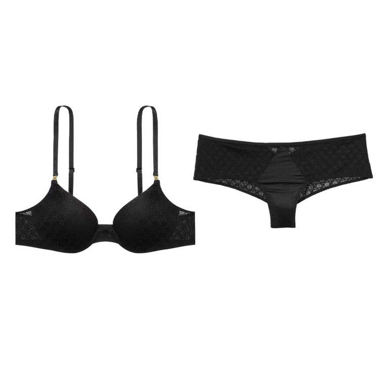 Victoria's Secret Underwear Set Women's Black
