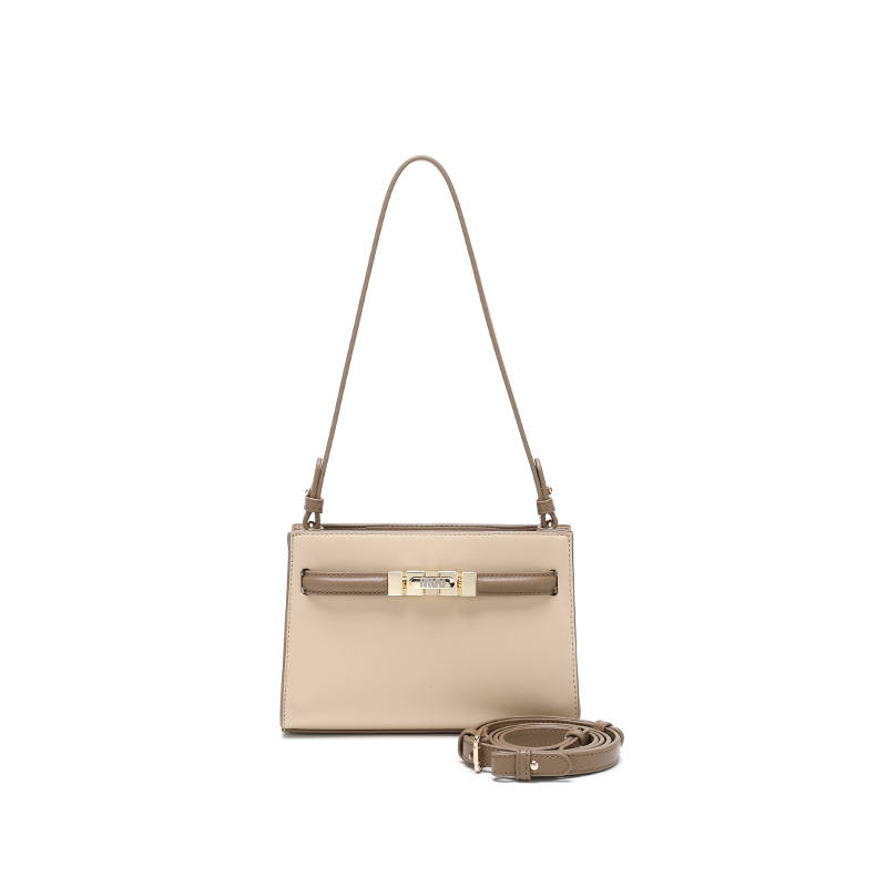 SEPTWOLVES Pu Crossbody Bag, Shoulder Bag Regular Women's Khaki
