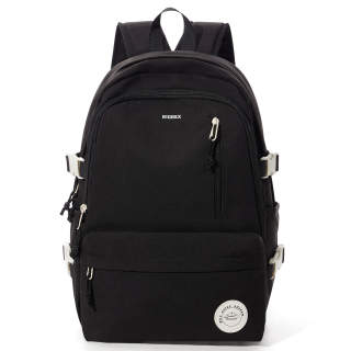 RIOREX Fabric Laptop Bag Backpack Regular Unisex Black/Gray White