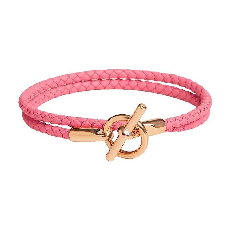 HERMES Glenan Bracelets Women's Azalea Rose