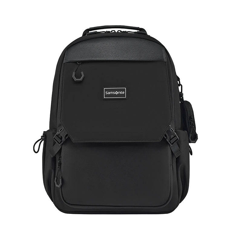 Samsonite SAMSONITE VERCELLI Fabric Large Capacity Business Casual Backpack Men's Black