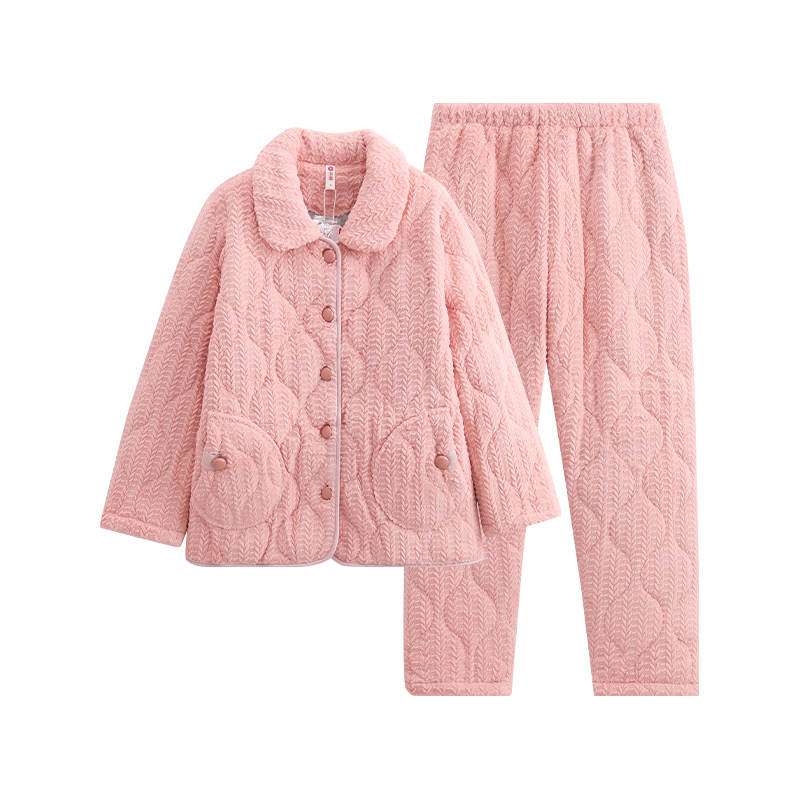 FENTENG Pajama Set Women's Cute Pink