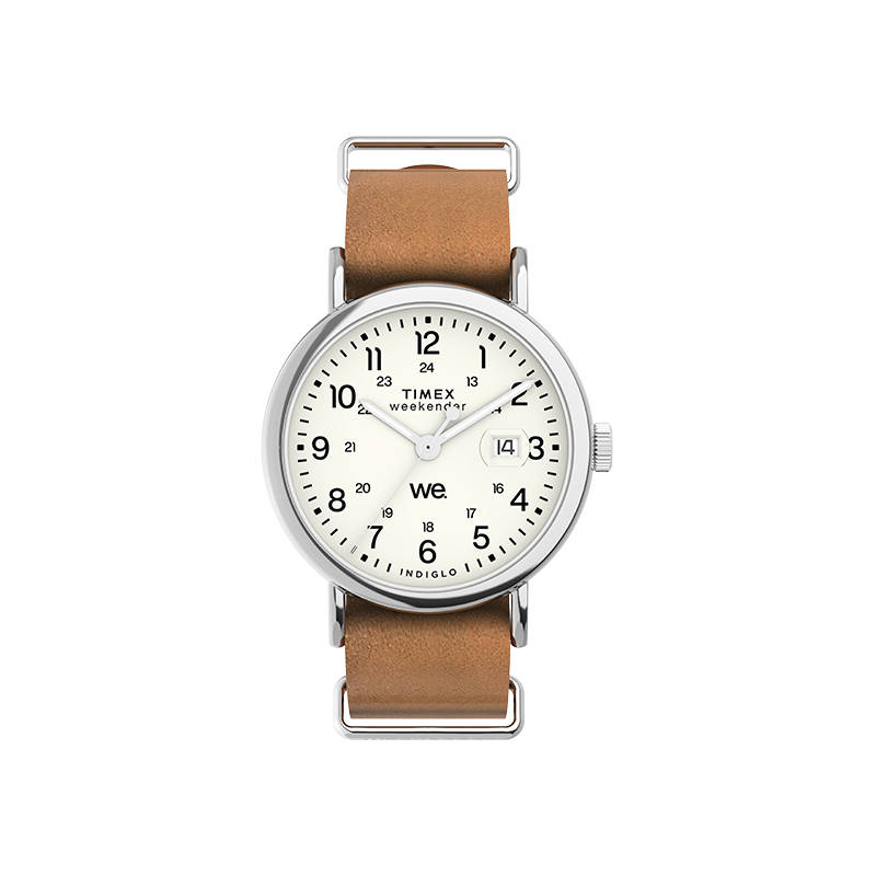 TIMEX TIMEX Weekender Wrist Watches Quartz Movement Leather Strap White Dial Unisex