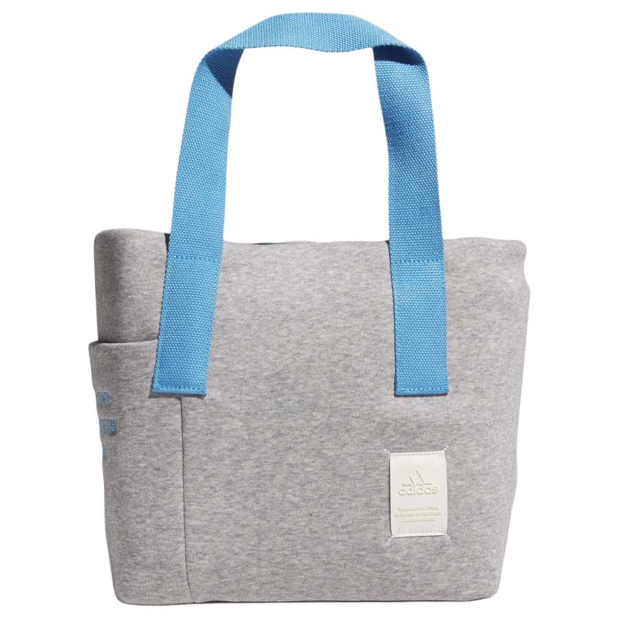 Adidas Adidas Cotton Tote Bag, Shopping Bag, Handbag Women's Light Gray