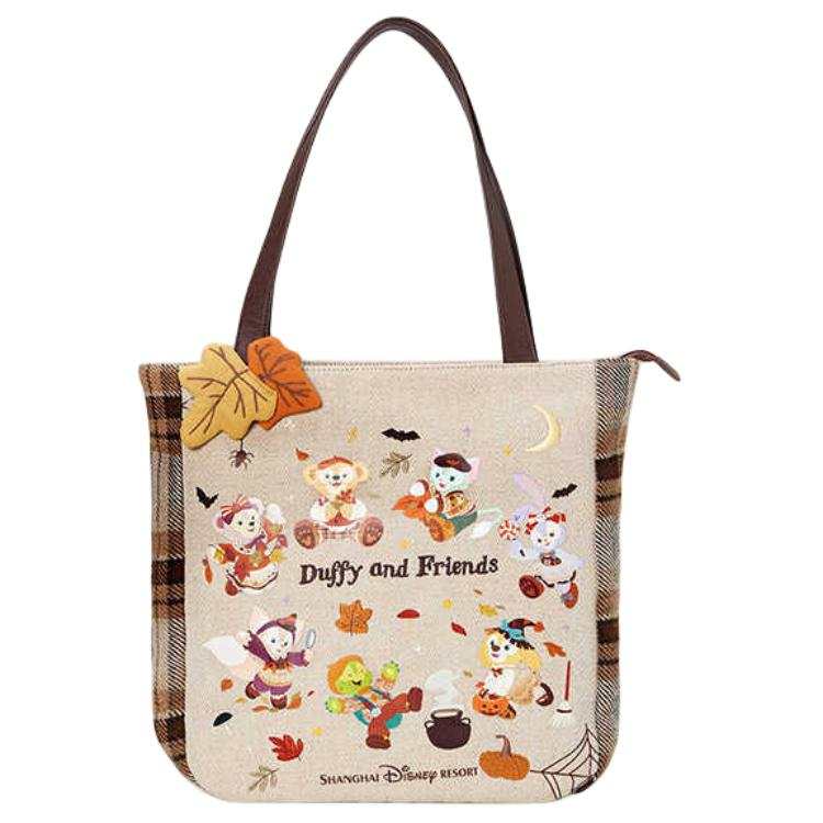 Disney Polyester Tote Bag, Shopping Bag, Handbag, Shoulder Bag Regular Unisex Khaki