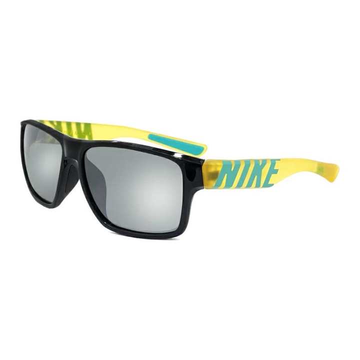 Nike Nike Brand Logo Plastic Square Sunglasses Unisex Yellow