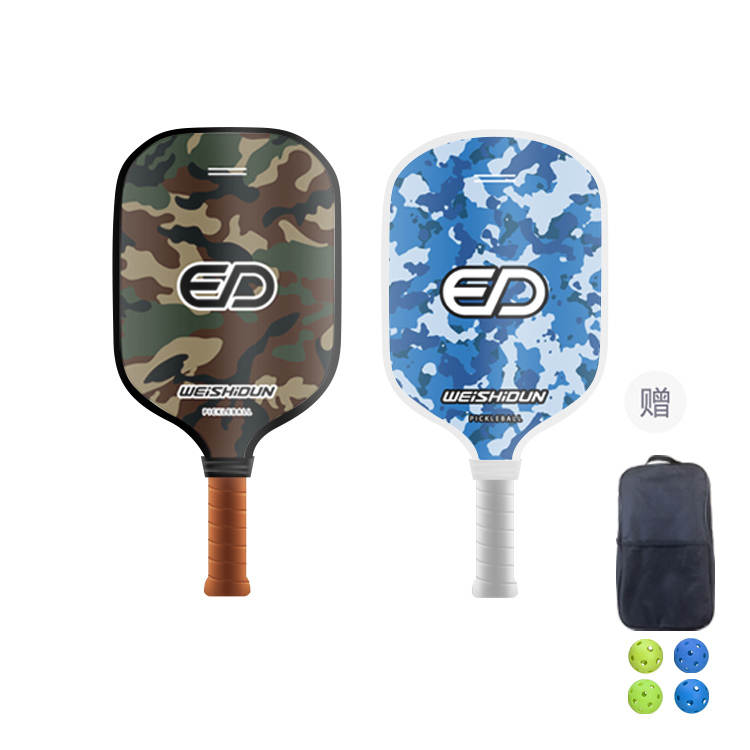 WEISHIDUN Pickleball Paddles Carbon Fiber Indoor Outdoor Unisex 41.2*18.7*1.5cm