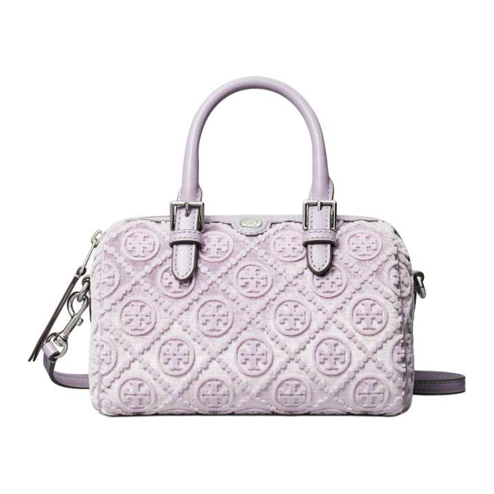 TORY BURCH TORY BURCH Tory Burch T Monogram Viscose Shoulder Bag, Crossbody Bag, Handbag Women's Lilac