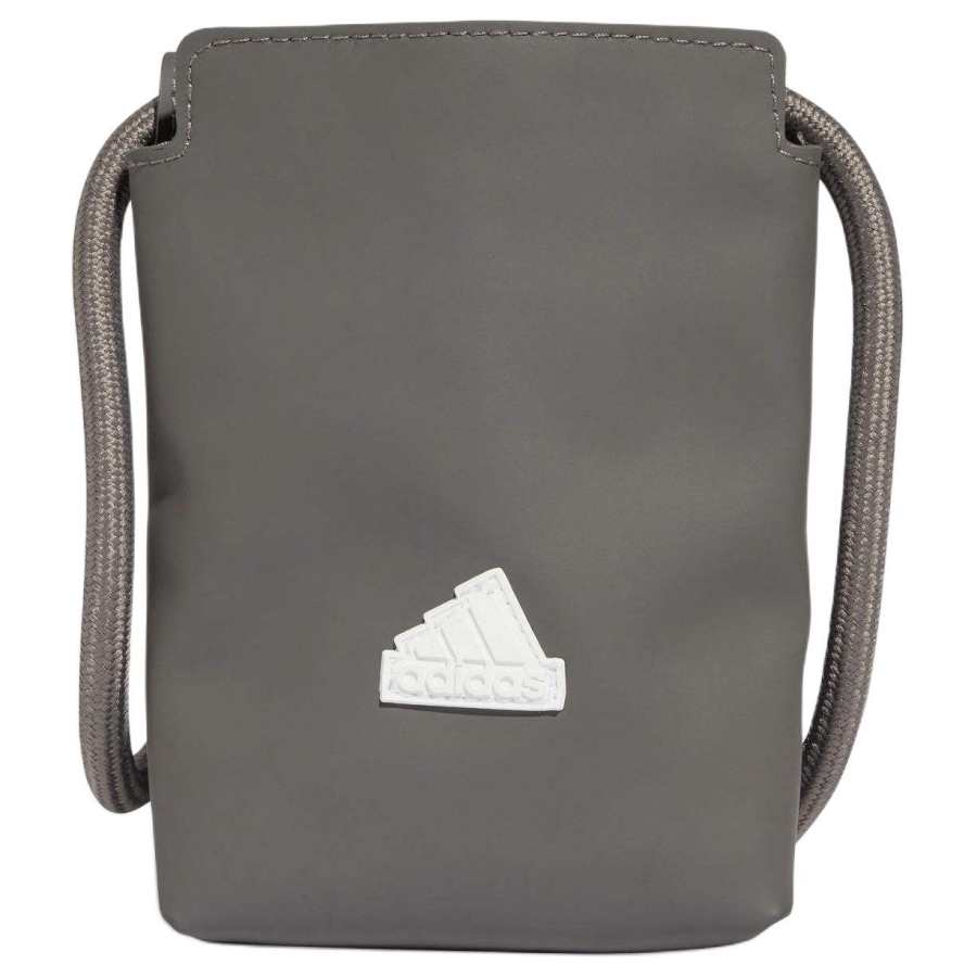 Adidas Adidas Polyurethane Shoulder Bag, Crossbody Bag Women's Gray