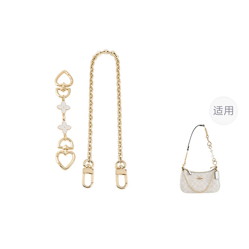 Ingenuity Handmade Metal Alloy Bag Straps Women's Gold tone
