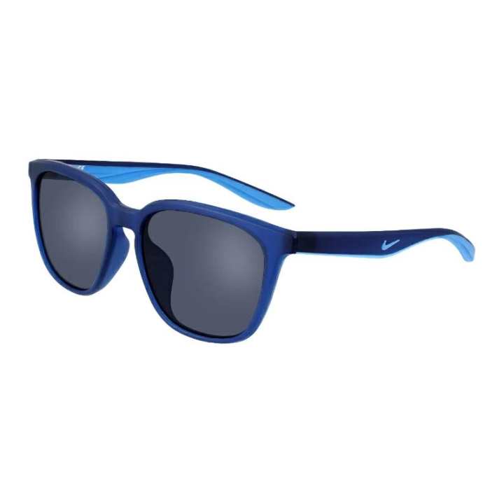 Nike Nike Brand Logo Plastic Square Sunglasses Unisex Blue
