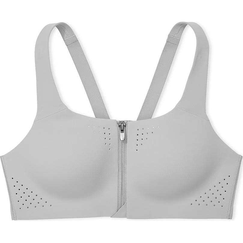 Victoria's Secret VSX Featherweight Max Front Close Sports Bra/Sterling Bra Women's Silver Gray