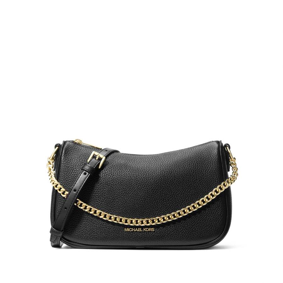 MICHAEL KORS Carmela Medium Pebbled Leather Convertible Crossbody Bag